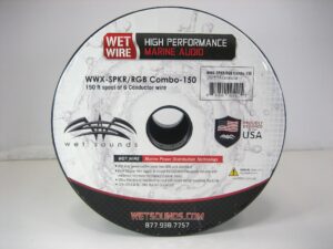 Wet Sounds Wet Wire Series Frosted Speaker/RGB Combo Wire 150