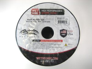 Wet Sounds Wet Wire Series Red Frost 4 Gauge Amp Wire - 33Ft Spool 90 Day Warranty