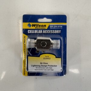 Wilson 859902 50 Ohm Electrical Surge Protector N Connector w/ Replaceable Fuse