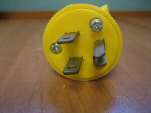 Pass & Seymour # 4867 Non NEMA 3 Way Plug  Yellow Grounding - Free Shipping