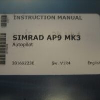 Simrad AP9 MK3 Autopilot Instruction Manual - Free Shipping
