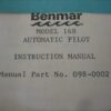 Benmar Model 16B  Instruction Manual - Free Shipping