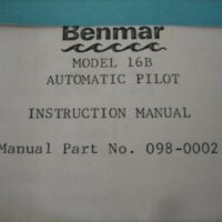 Benmar Model 16B  Instruction Manual - Free Shipping
