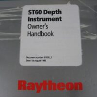 Raytheon ST60 Depth Instrument -- Owner's Handbook - Free Shipping