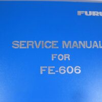 Furuno FE-606 Echo Sounder Hard Cover Service Manual - Free Shipping
