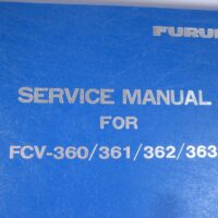Furuno FCV-360/361/362/363 Color Video Sounder  Hard Cover Service Manual - Free Shipping