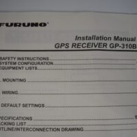 Furuno GPS Receiver GP-310B Installation  Manual - Free Shipping