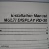 Furuno RD-30 Multi Display Installation Manual