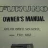 Furuno Owner's Manual Color Video Sounder FCV-662