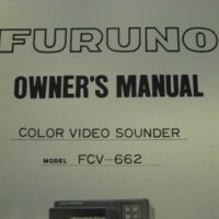 Furuno Owner's Manual Color Video Sounder FCV-662