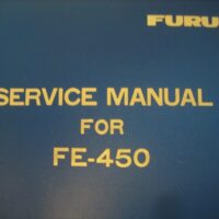 Furuno FE-450 Depth Sounder Hard Cover Service Manual  - Free Shipping