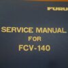 Furuno FCV-140 Color Video Sounder Hard Cover Service Manual