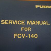 Furuno FCV-140 Color Video Sounder Hard Cover Service Manual