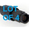 Switchcraft Con-X-All 18282-3SG-315 *LOT OF 4 NEW* Cable to Cable Micro-Con-X