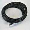 25 Feet RG59B Coaxial Cable, BNC Male / Male - Black - Used - Free Shipping
