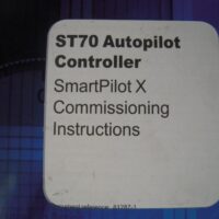 Raymarine ST70 Autopilot Controller SmartPilot X Commissioning Instructions