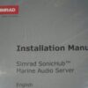 Simrad SonicHub Marine Audio Server  Installation Manual