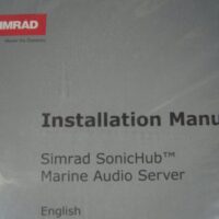 Simrad SonicHub Marine Audio Server  Installation Manual