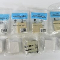 (Lot of 9) Assorted 1 Port Modular Surface Circuit Jacks - New Old Stock