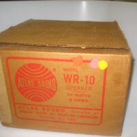 Atlas Sound WR-10 10w 8ohm Loudspeaker - NEW IN BOX