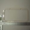 Bomar *NEW* GT715D-2 Trim Ring w/ Drain *CUTOUT 15 3/8" X 7 9/16"*WHITE*