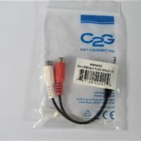 Cable2Go - 3.5mm Stereo Male To Two RCA Stereo Female Y-Cable - 4022 - Free Ship