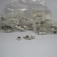 RCA-59C Metal Crimp Connector Male for RG59 w/Furrule Ring - LOT of 70 - NEW