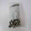 *NEW LOT OF 100* Screw-on Protective Dust Cover Caps for N-Female UHF SO239 UG363