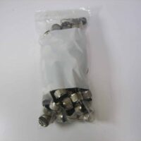 *NEW LOT OF 100* Screw-on Protective Dust Cover Caps for N-Female UHF SO239 UG363