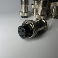 5 Pin 8 LOT Fuji Female Cut-Off Plugs Connector f/CB HAM Radio *NEW*