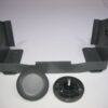 Furuno RDP-150 FR-8062 8122 8252 Mounting Bracket w/ Knobs - BLEM - 008-553-090