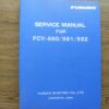 Furuno FCV-550 551 552 Hard Cover Service Instruction Manual