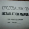 Furuno FS-1503 SSB Radiotelephone  Installation Manual