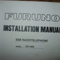 Furuno FS-1503 SSB Radiotelephone  Installation Manual