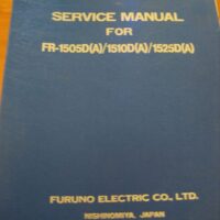 Furuno Service Manual for FR-1505D (A) 1525D (A) - Hardcover Service Manual --  Free Shipping