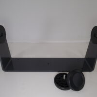 Furuno Mounting Bracket & Knobs W/ Rubber  Spacers For MFD12 NavNet3D NN3D Substitute F/ 100-340-131