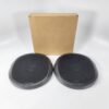 [1 Pair] Fusion Marine MS-FR602G Speaker Grilles - Black w/ Cloth - New