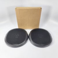 [1 Pair] Fusion Marine MS-FR602G Speaker Grilles - Black w/ Cloth - New