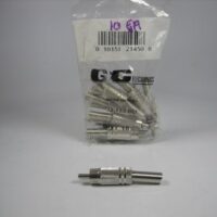 GC Electronics 33-133-BU Strain Relief RCA Metal Plug - LOT of 10 - NEW OLD STOCK