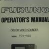 Furuno Color Video Sounder FCV-522 Operator's Manual