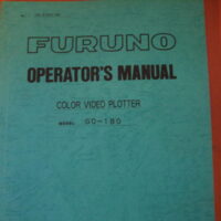Furuno Operator's Manual Color Video Plotter GD-180 - Free Shipping