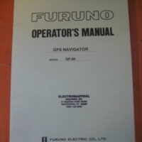 Furuno Operator's Manual f/ GPS Navigator GP-80 - Free Shipping