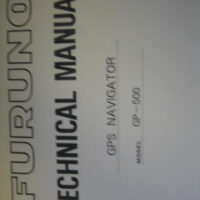 Furuno GPS Navigator Technical Manual-GP-500 -- Free Shipping