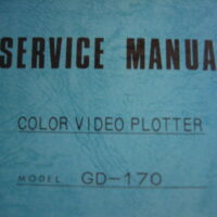 Furuno Service Manual f/ Color Video Plotter GD-170 - Free Shipping