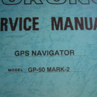 Furuno Service Manual f/ GPS Navigator GP-50 Mark-2 - Free Shipping