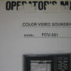 Furuno Operator's Manual f/ Color Video Sounder FCV-581 - Free Shipping