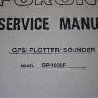 Furuno Service Manual f/ GPS / Plotter / Sounder GP-1800F- Free Shipping