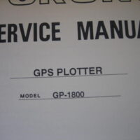 Furuno Service Manual f/ GPS Plotter GP-1800 - Free Shipping