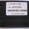 Navionics Classic NavChart Card Dom Republic-Grenada CX111XL APR 2003