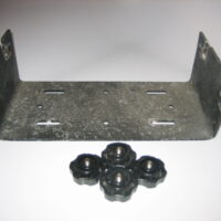 Icom Mounting Bracket & Knobs for IC-M125 IC-M126 IC-M127 - Black